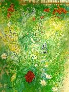Carl Larsson blommor-sommarblommor France oil painting reproduction